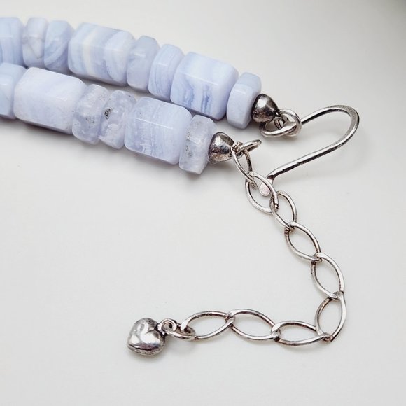 Jay King Blue Lace Agate Necklace - Picture 4 of 5